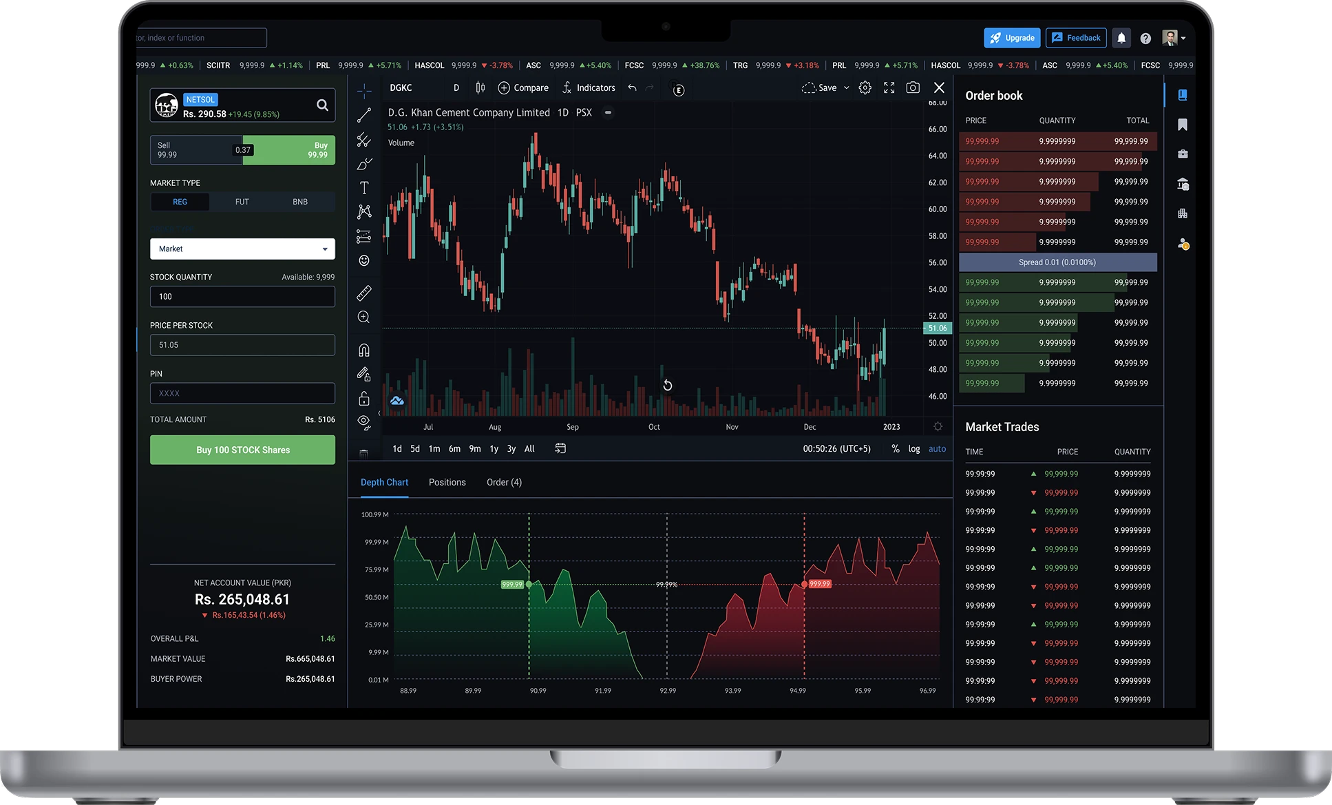 Laptop Dashboard Preview